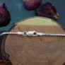 Chaine mixte maille carrée 1,6 mm Vénitienne argent 925