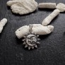 PENDENTIF mixte Soleil et Lune argent 925