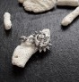 PENDENTIF mixte Soleil et Lune argent 925