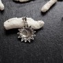 PENDENTIF mixte Soleil et Lune argent 925