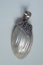 ELEGANT PENDENTIF EN ARGENT 925 & NACRE