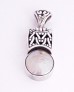 Beau pendentif femme vintage mode argent 925 orné améthyste