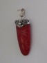 AGNES CREATIONS // JOLI PENDENTIF EN CORAIL GORGONE & ARGENT 925 