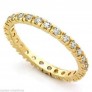 AGNES CREATIONS / BAGUE FEMME ANNEAU-ALLIANCE "DIAMS" PL/OR SERTIE TAILLE 50