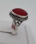 AGNES CREATIONS /BELLE BAGUE FEMME ARGENT 925 ORNEE DE CORNALINE - TAILLE 58