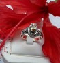 AGNES CREATIONS / BAGUE OUVRANTE POISON SECRET ARGENT 925 & CITRINE TAILLE 57-58