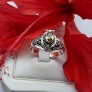 AGNES CREATIONS / BAGUE OUVRANTE POISON SECRET ARGENT 925 & CITRINE TAILLE 57-58