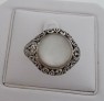 AGNES CREATIONS / BELLE BAGUE FEMME EN ARGENT 925 ORNEE DE NACRE - TAILLE 56