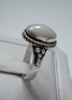 AGNES CREATIONS /BELLE BAGUE FEMME ARGENT 925 ORNEE DE NACRE - TAILLE 54