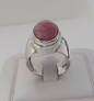 AGNES CREATIONS / BELLE BAGUE FEMME EN ARGENT 925 ORNEE RHODOCHROSITE TAILLE 54