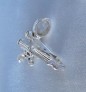AGNES CREATIONS / Bague scorpion Pierre Lune grenat argent 925 & or Taille 55