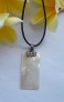 AGNES CREATIONS / JOLI PENDENTIF FEMME EN NACRE NATURELLE & ARGENT 925 