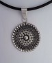 AGNES CREATIONS // PENDENTIF ROND MODERNE EN ARGENT 925 