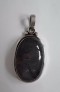 AGNES CREATIONS / BEAU PENDENTIF MODERNE CABOCHON ARGENT 925 & QUARTZ NATUREL