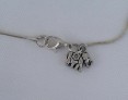  AGNES CREATIONS // BRACELET MODE ENFANT FILETTE "ELEPHANT" EN METAL ARGENTE