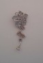  AGNES-CREATIONS / Joli Pendentif Femme long Perle & Opale & Rubis Argent 925